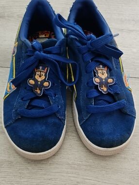 Puma Kids Blue Paw Patrol Lace-Up Sneakers